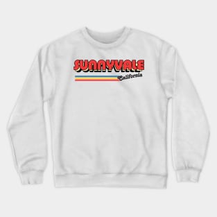 Sacramento, CA \/\/\/\ Retro Typography Design Crewneck Sweatshirt